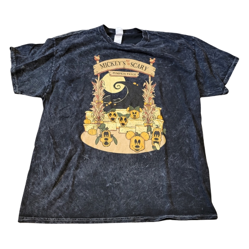 Colortone Disney Tie Dye Mickey's Not So Scary Pumpkin Patch Tee